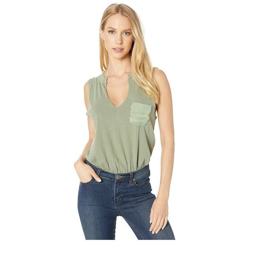 Free People In Your Pocket Bodysuit Sea Green Size S